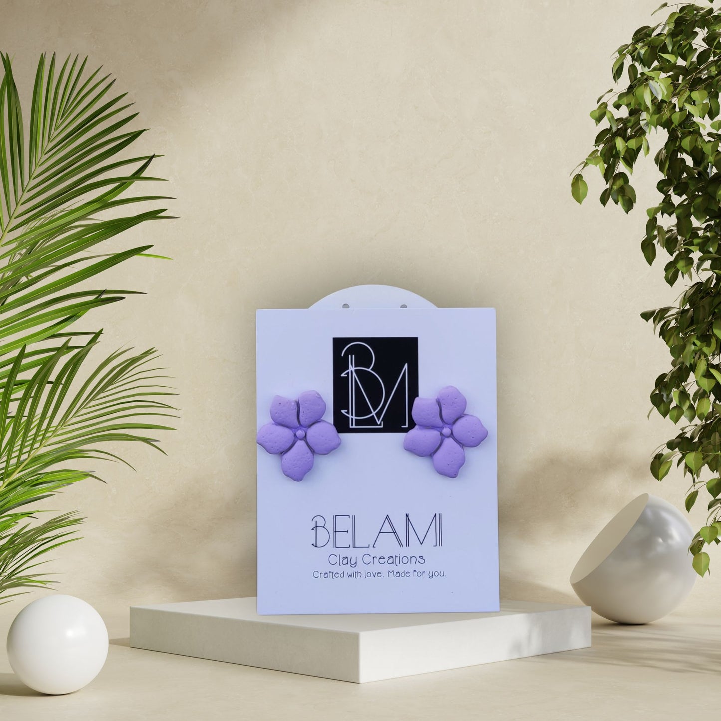 LILAC PETALS – Απαλά Λουλουδένια Studs