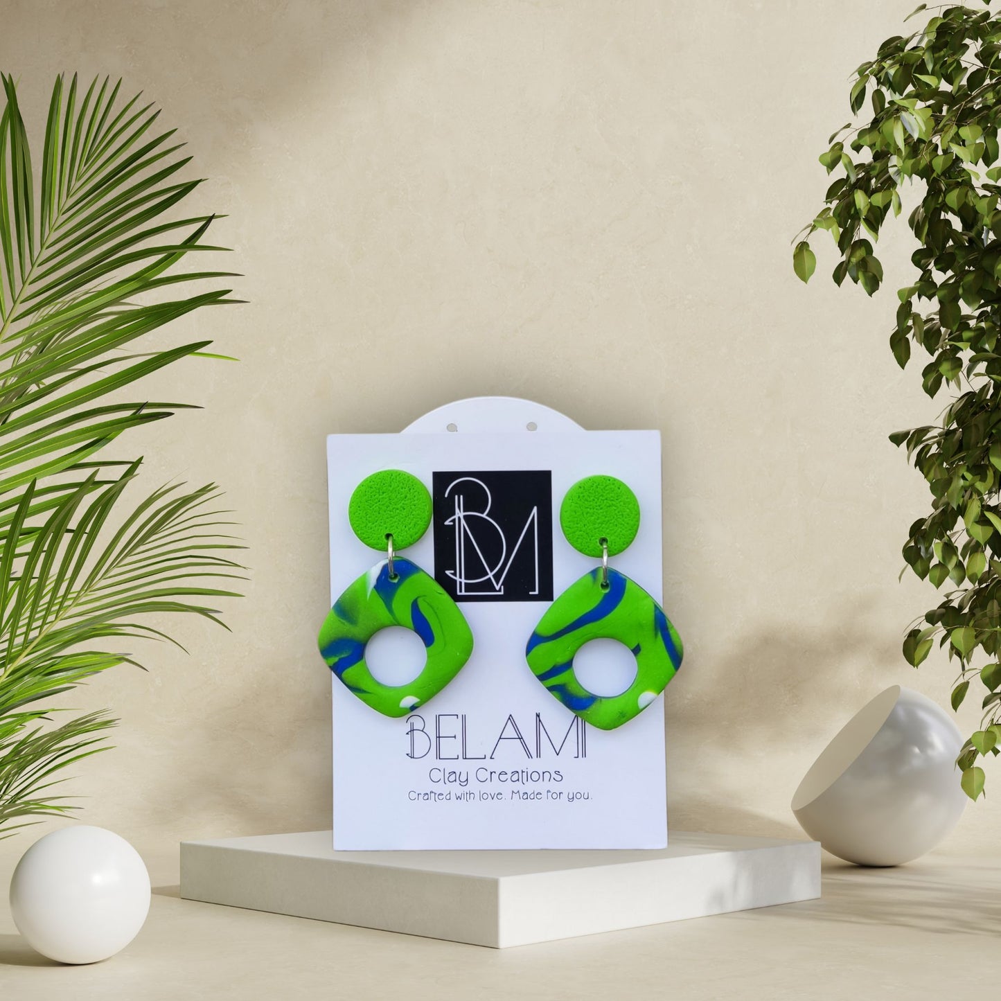 NEON WAVE – Νέον Πράσινο & Μπλε Κρίκοι