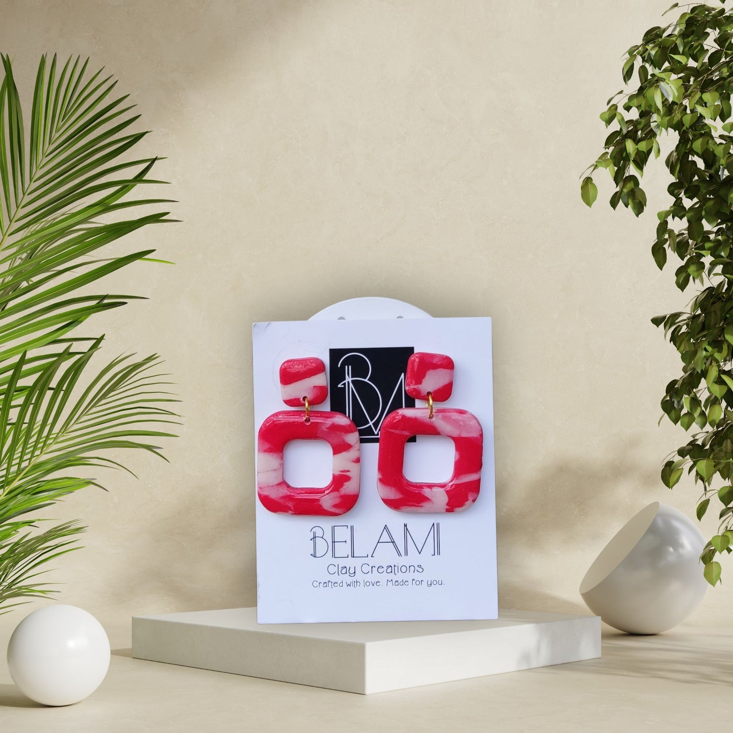 PINK BLOCKS – Τετράγωνα Ροζ με Περίτεχνο Swirl