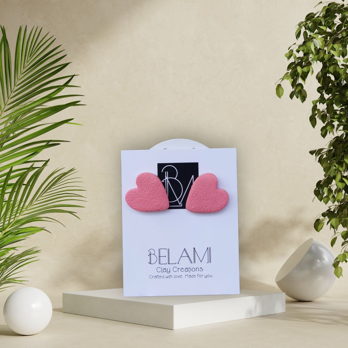 SUGARHEART – Καρδούλες Ροζ με Υφή