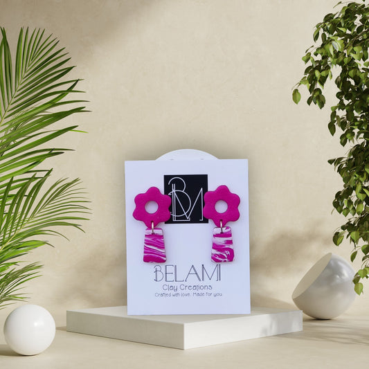 BLOSSOM POP –  Funky Λουλουδάτα  Σκουλαρίκια