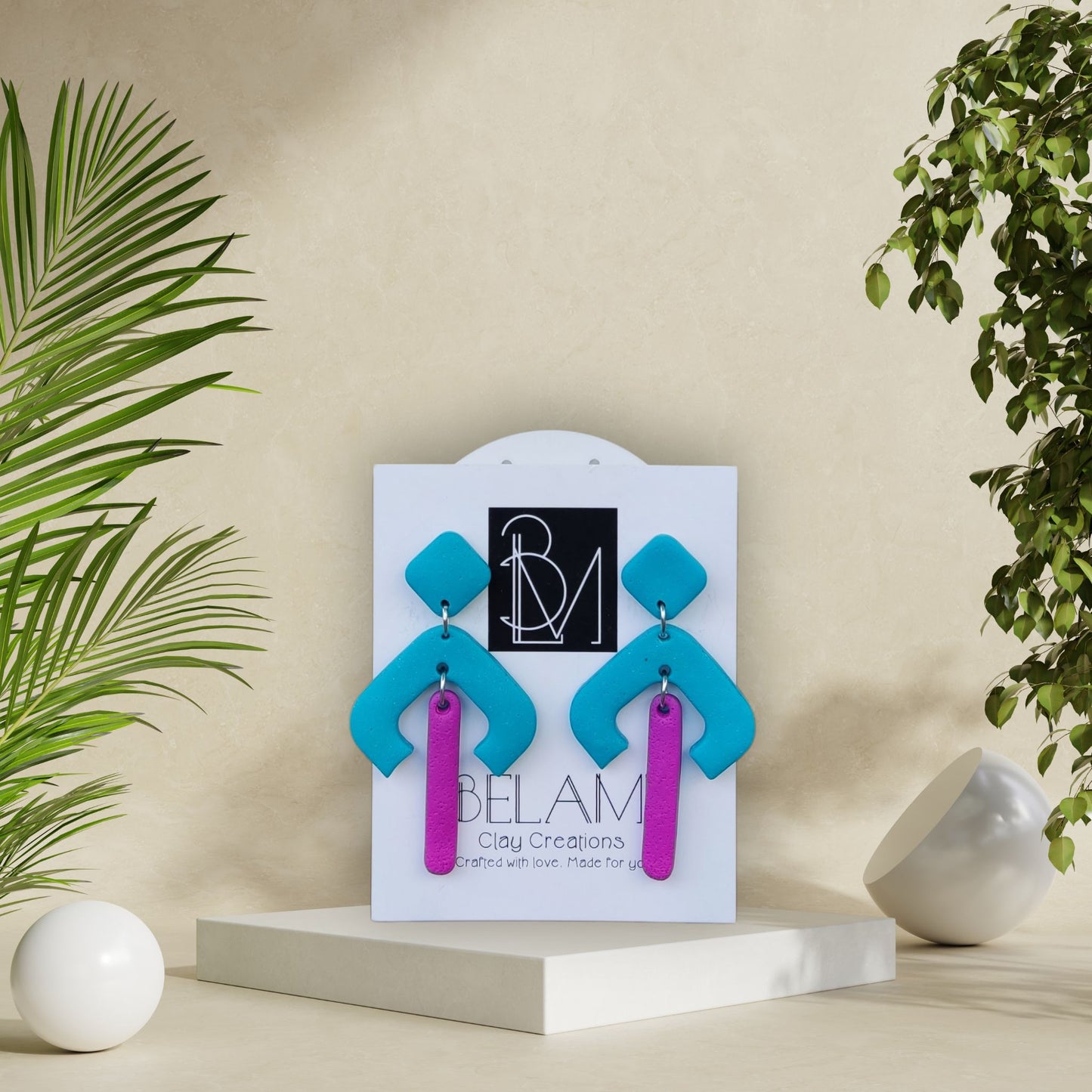 ELECTRA POP – Γεωμετρικά σε τυρκουάζ & μοβ