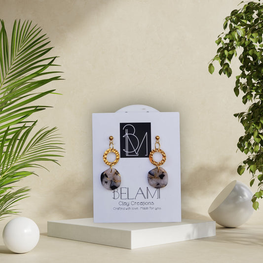 LUNAR GOLD – Μαρμαροειδές & Χρυσός Κρίκος