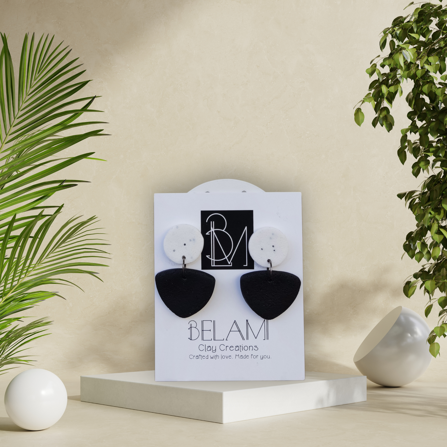 MONO DUO – Μίνιμαλ Σκουλαρίκια Αντίθεσης