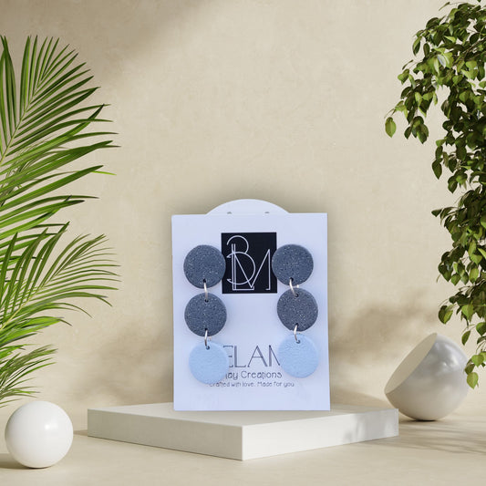 NIGHTFALL DROPS – Κρεμαστά Σκουλαρίκια με Χρωματικό Ντεγκραντέ